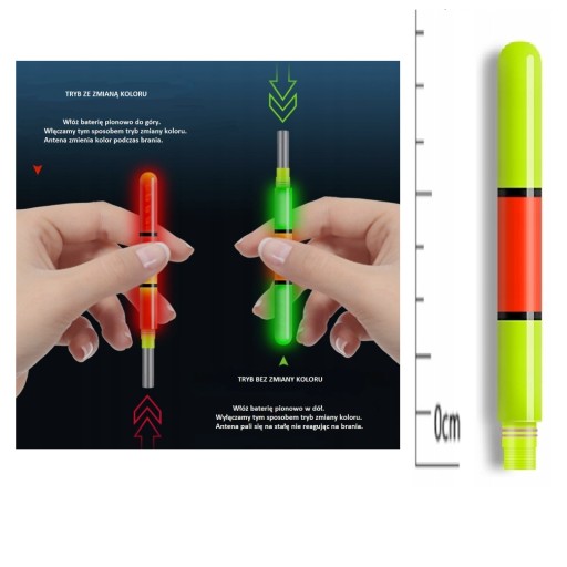 Žiarivá anténa - XXL - Senzor záberu - Senzor - Dve funkcie + Batéria