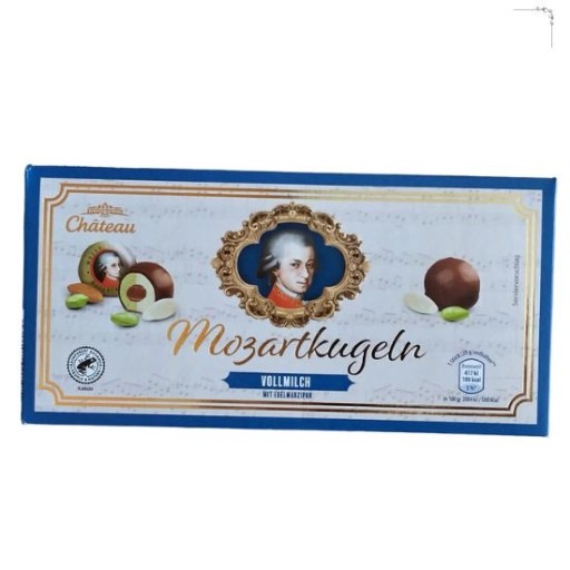 Chateau Mozartkugeln Vollmilch. marcipánové guličky v mliečnej čokoláde 200