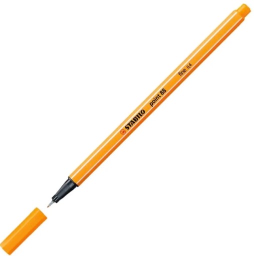 STABILO Fineline 88/054 NEON ORANGE 0,4MM 1KS