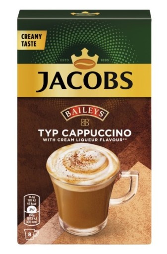 Jacobs Cappuccino instantné kávové vrecúška 92g