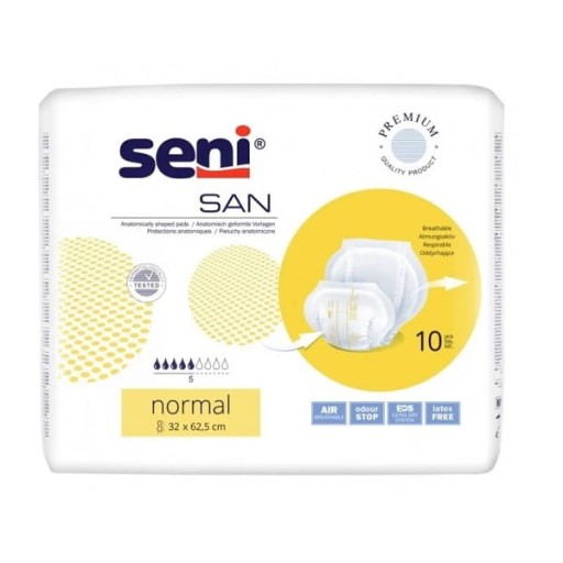 Seni San Normal anatomické plienky 10 ks.