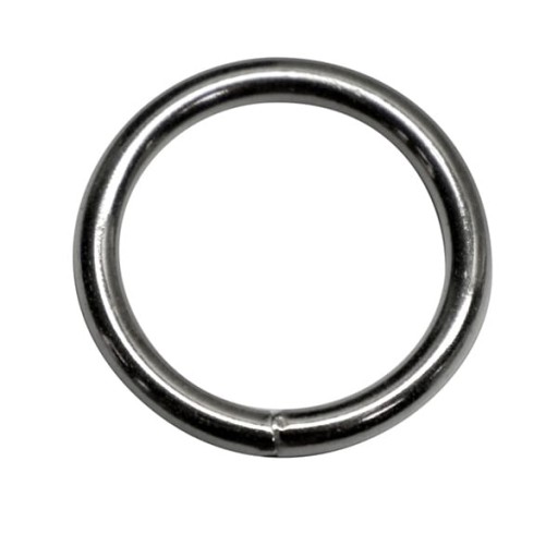 Koženkový prsteň 20/3mm Kovový 10 ks