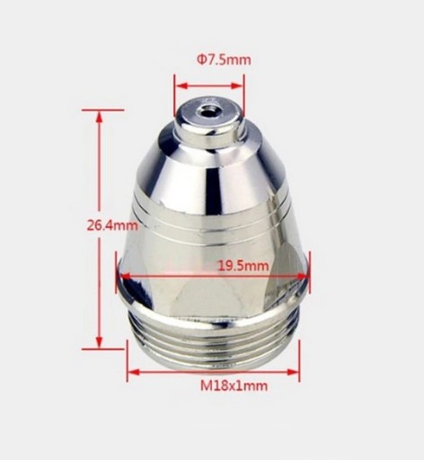 Plazmová tryska 1,3 mm P80 PLASMA P-80 CUT-80 1,3