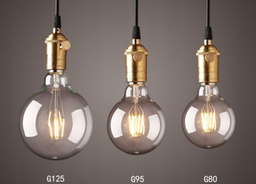 E27 LED žiarovka 8W G80, teplá biela žiarovka