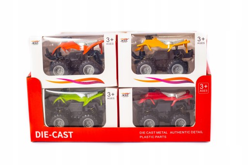 OFF-ROAD ŠTVORKOLKA VEĽKÉ PRUŽINOVÉ KOLESÁ Rôzne farby