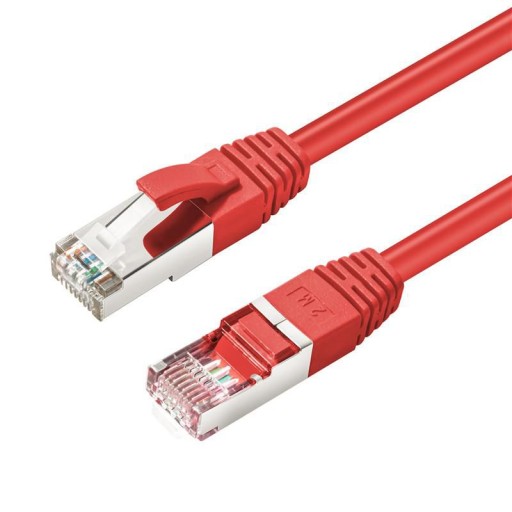 MicroConnect F/UTP CAT6 2m Červená LSZH