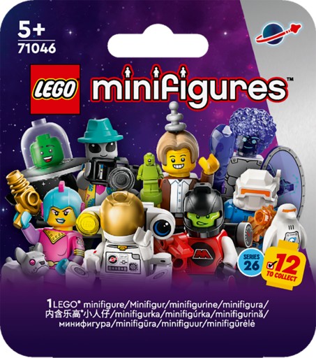 LEGO 71046 MINIFIGURS séria 26 Outer Space - 1 kus + darčeková taška