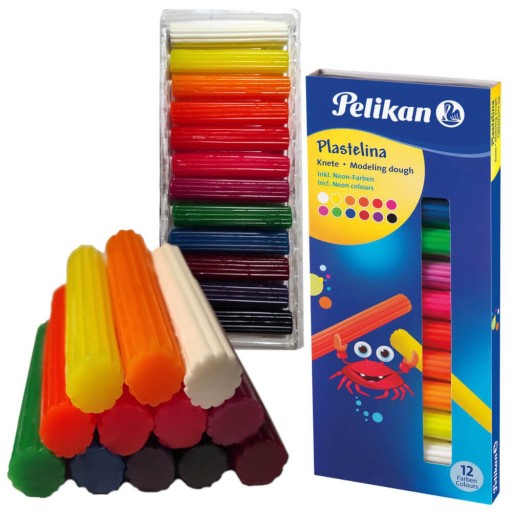 Materská škola plastelína 12col 95g PELIKAN