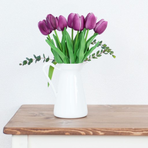 TULIPS TULIPSOVÁ KYTICA umelé kvety, ako ozajstné, dekoračné na balkón