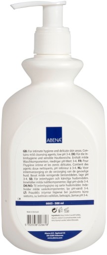 Abena tekutina na intímnu hygienu s pumpičkou 500 ml