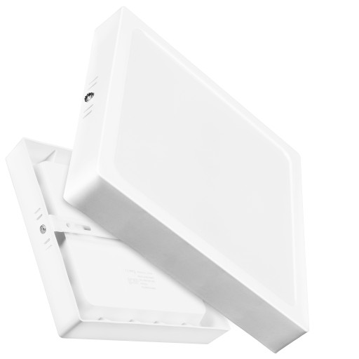 Prisadený LED panel 24W, neblikavý, CCD, štvorcový, silný, neutrálny