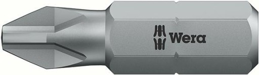 WERA BIT TENSILE-HARD 1/4 PH2x25mm DIN3126C6.3