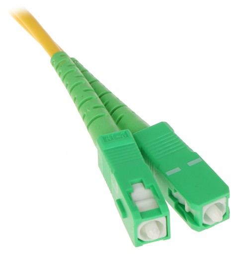 Jednovidový prepojovací kábel PC-SC-APC/SC-APC-0,5 m