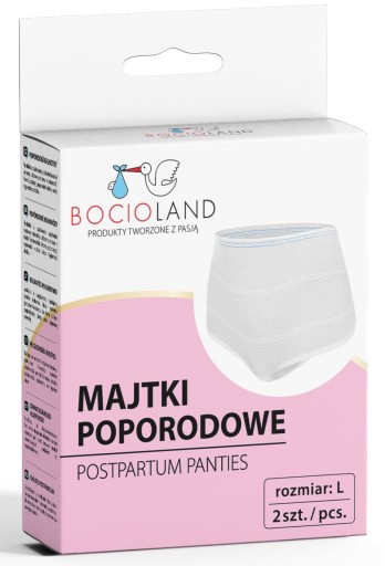 Bocioland Popôrodné sieťované nohavičky L 2 ks