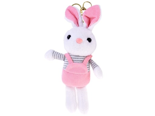 Prívesok plyšový maskot Králik v šortkách ZA4775