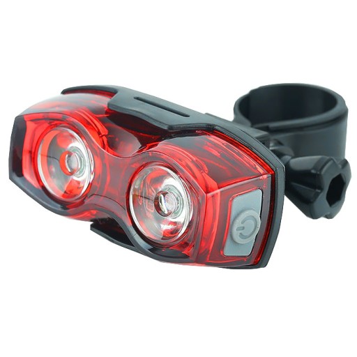 Zadné LED svetlo na bicykel - 50 Lumenov - 3 režimy