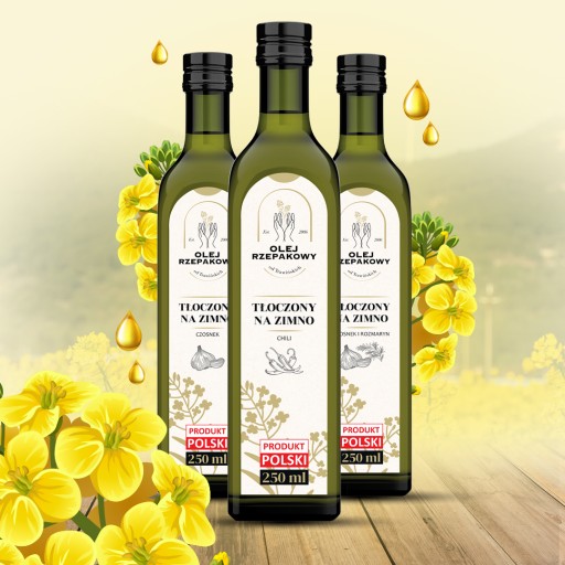 Za studena lisovaný repkový olej 250 ml s čili