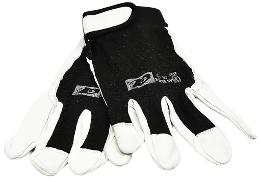 Kožené pracovné rukavice AC BLACK 9 - L