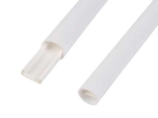 TUBE na LED pásy, okrúhly rúrkový PVC profil, 1 m