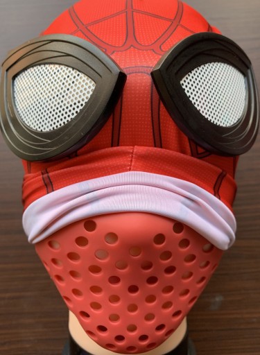 DÝCHACIA MASKA POD KOSPLAY ŠATY KUKLA SPIDERMAN