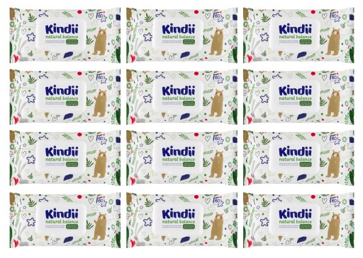 Utierky Kindii natural balance 60 ks