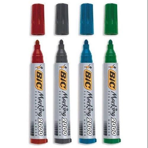 BIC 2000 PERMANENTNÝ ZNAČOVAČ okrúhly ČIERNY