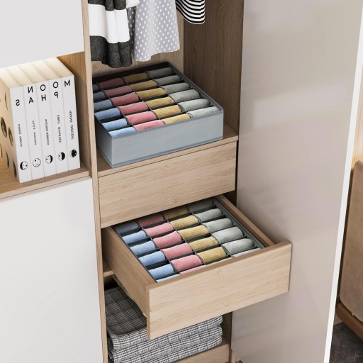 ORGANIZÁTOR NA ZÁSUVKU NA SPÁNKU PONOŽKY DO ŠATNÍKA SADA 4 ks