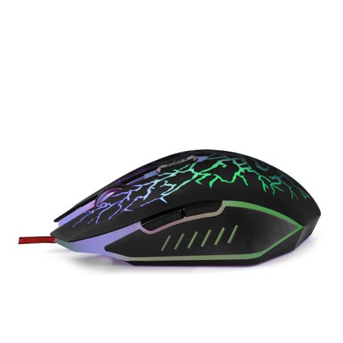 HERNÁ MYŠ 6D LED USB HERNÁ SVIETEĽNÁ KÁBLOVÁ