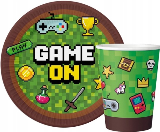 HRA NA NARODENINOVÉ TANIERE, HRNČEKY MINECRAFT, 12 ks