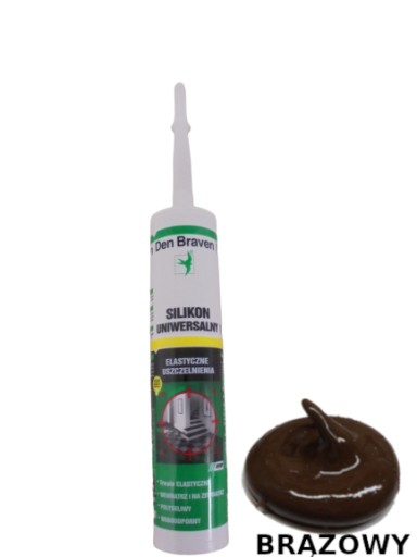 Univerzálny silikón 1001U DenBraven hnedý 280ml