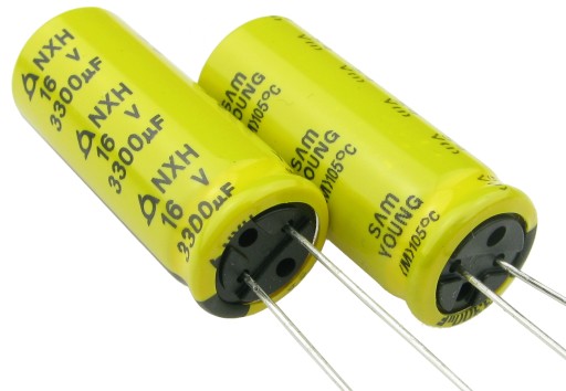 Elektrolytický kondenzátor 3300uF/16V LOW ESR SamYoung NXH /3026