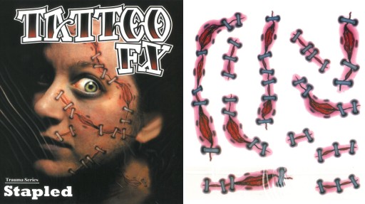 HALLOWEENSKÉ TETOVANIE UMÝVAJÚCOU VODOU RÔZNE VZORKY