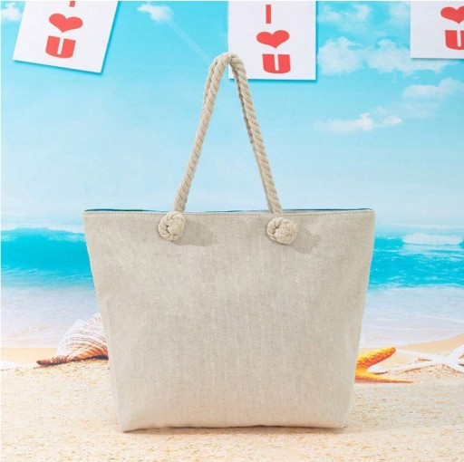 PLÁŽOVÁ TAŠKA S RÚČKOU, Zips, SHOPPER, PLÁŽOVÁ TAŠKA, PIKNIKOVÝ MIX