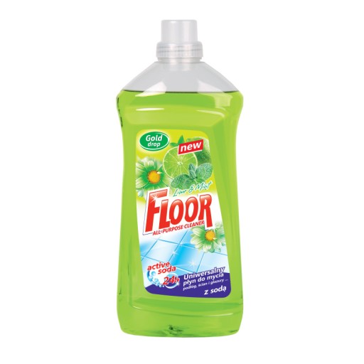 Floor Active Soda - Univerzálna kvapalina na čistenie povrchov - Lime&Mint