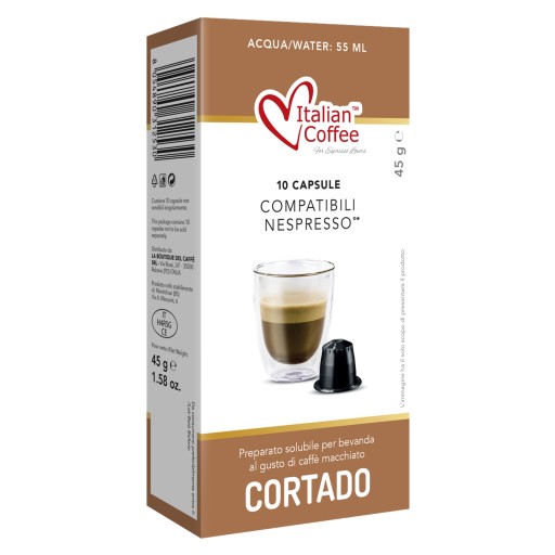 Kapsuly IC Cortado, systém NESPRESSO, 10 ks