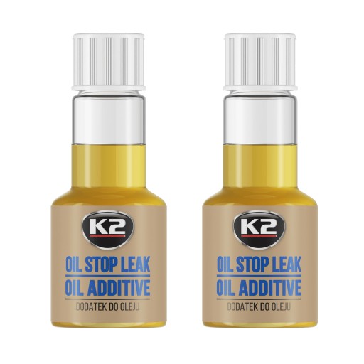 K2 STOP LEAK LEAK OIL ADITIVE TESELER MOTOR ZNIŽUJE SPOTREBU OLEJA 50ML
