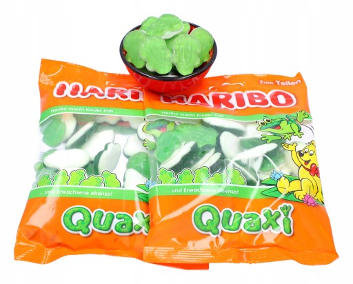 HARIBO Quaxi Żabki Żaby ovocné želé 175g DE