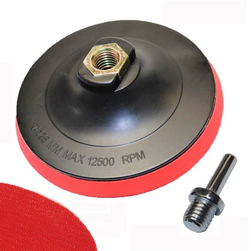 NÁSTAVNÝ DISK PRE BRÚSKU A VŔTAČKU 125MM + ADAPTÉR