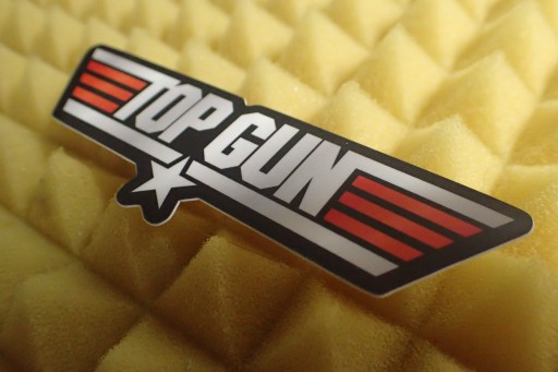 NÁLEPKA NA PISTOLU TOP GUN MAVERICK NÁLEPKA 10,3 x 3,1 cm
