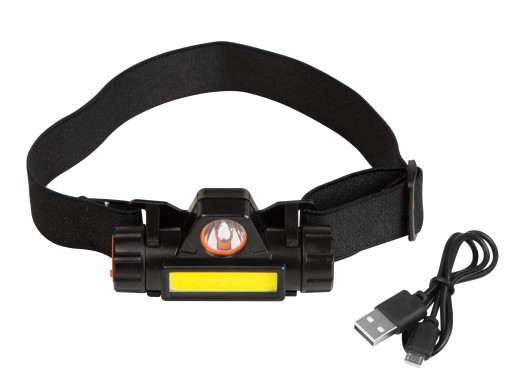 ČELOVÁ LAMPA VÝKONNÁ COB USB LED LAMPA S MAGNETOM