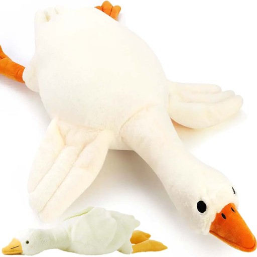 FLUFFY HUSKA MÄKKÝ VANKÚŠ MASKOT PLYŠOVÁ KAČIČKA JASIEK POĽSKO 50CM