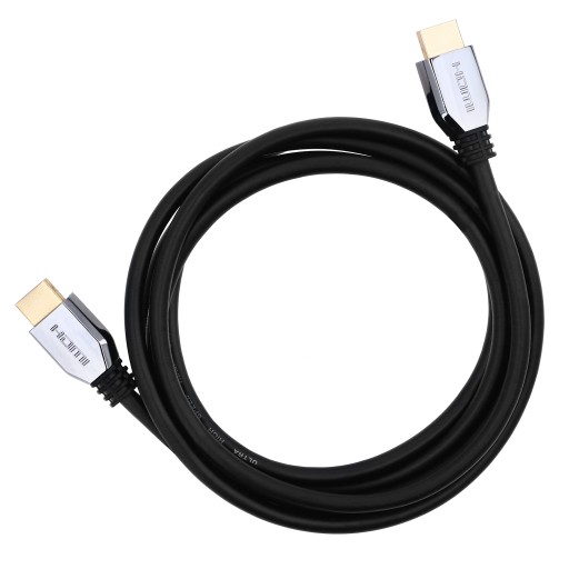 HDMI 2.1 KÁBEL 1M ULTRA VYSOKORYCHLOSTNÝ ETHERNET 8K 4K 120HZ ZINKOVÝ PRYZ