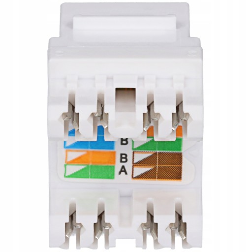Keystone LAN RJ-45 CAT.6 zásuvkový modul, biely