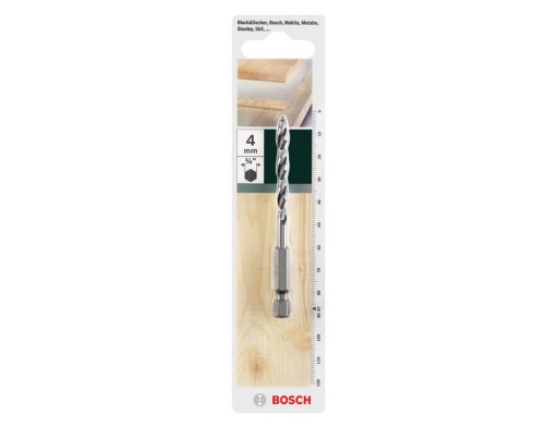 Vrták do dreva 4mm HSS-CV 6-bodový BOSCH