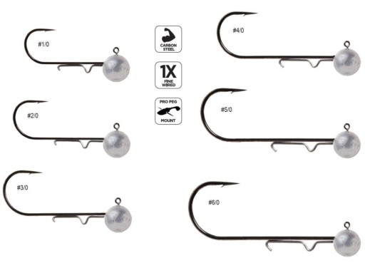 SAVAGE GEAR BALL JIGHEAD # 5/0 10g
