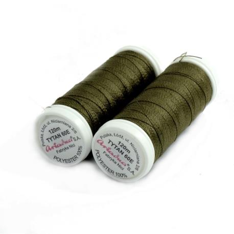 TYTAN THREAD 60 E / 120m ARIADNA khaki 2582