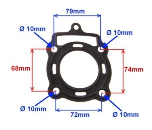 ATV 150 4T WATER LONCIN Tesnenie hlavy valcov
