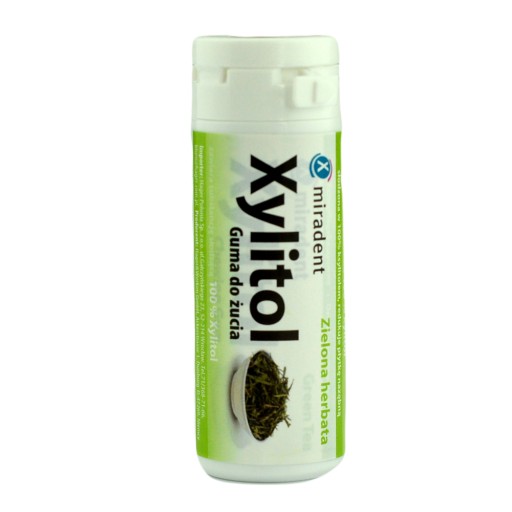 MIRADENT XYLITOL ŽUVAČKY ZELENÝ ČAJ 30