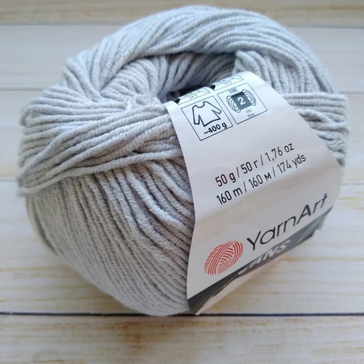 YARNART JEANS 80 oceľová priadza