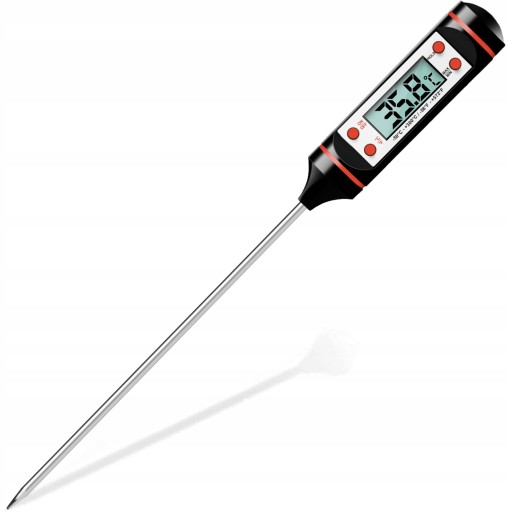 KUCHYNSKÝ TEPLOMER DIGITÁLNA SONDA NA MÄSO, VÍNO, PEČIVO